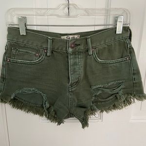 Free people jean shorts